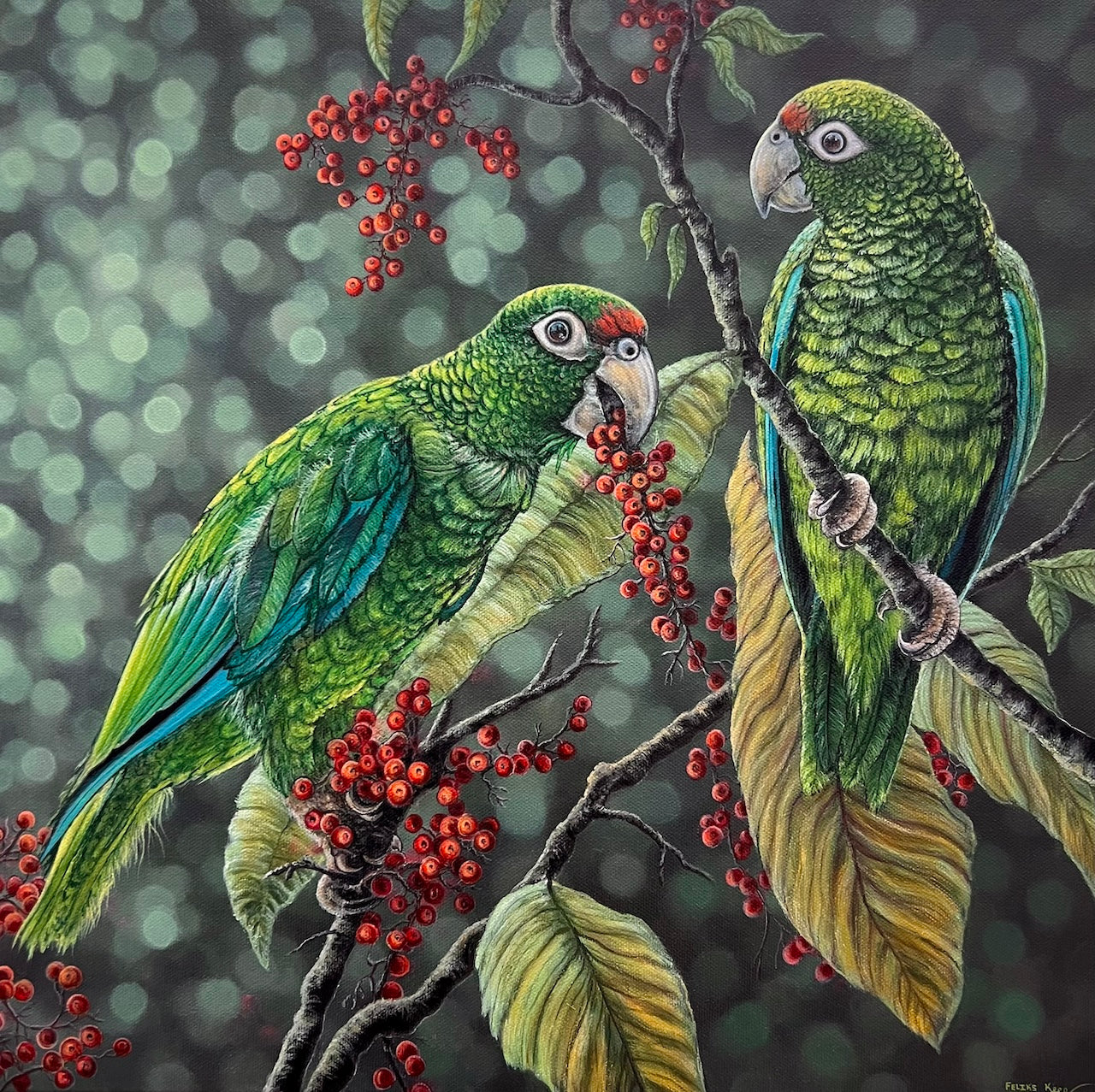 Puerto Rican Parrots